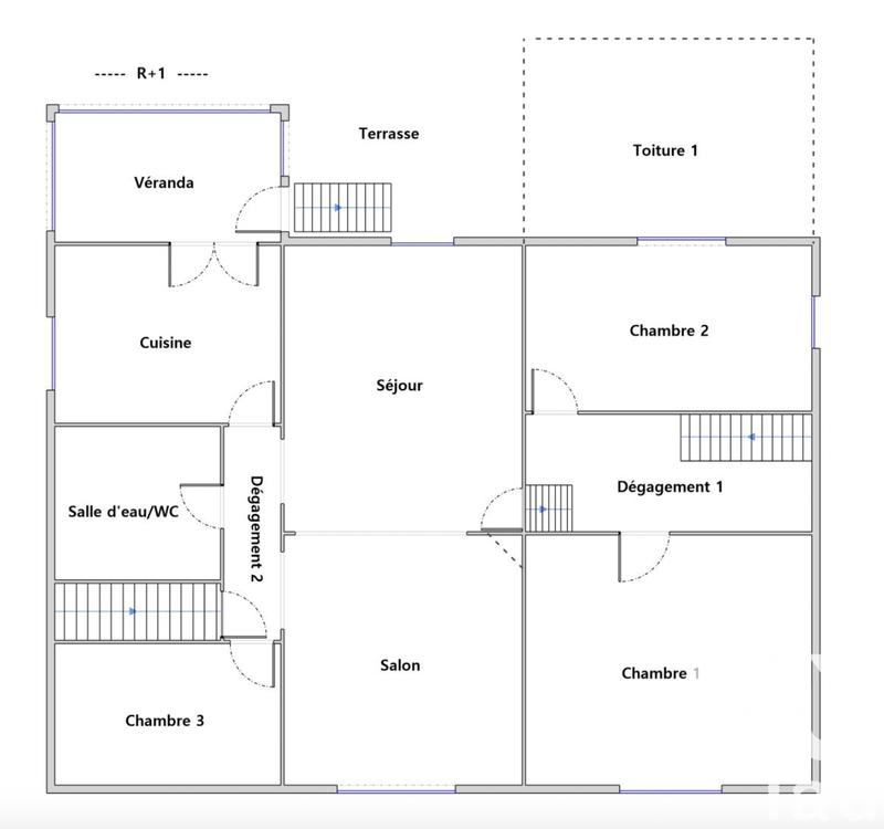 Maison - 155 m² - 8 pièces