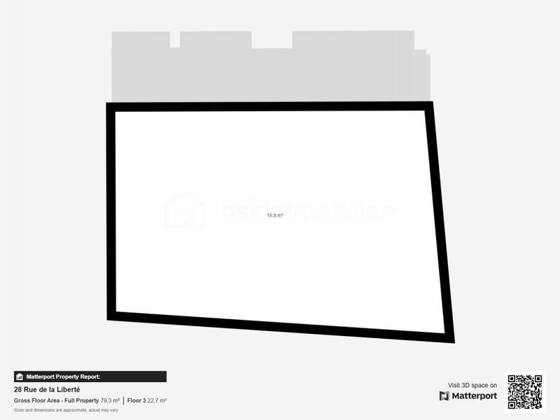 Maison de ville - 55 m² - 3 pièces