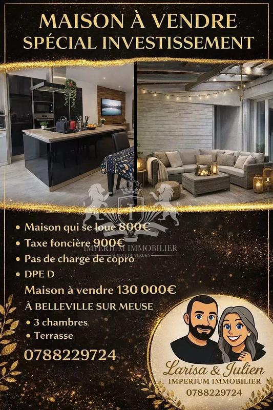 Maison - 132 m² - 5 pièces