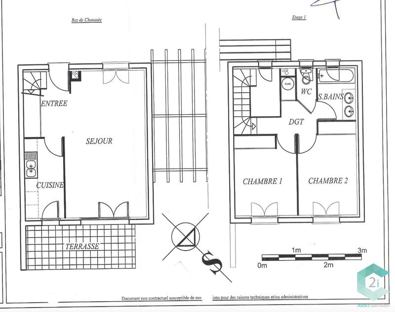 Maison - 67 m² - 3 pièces