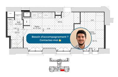 Appartement - 37 m² - 1 pièce