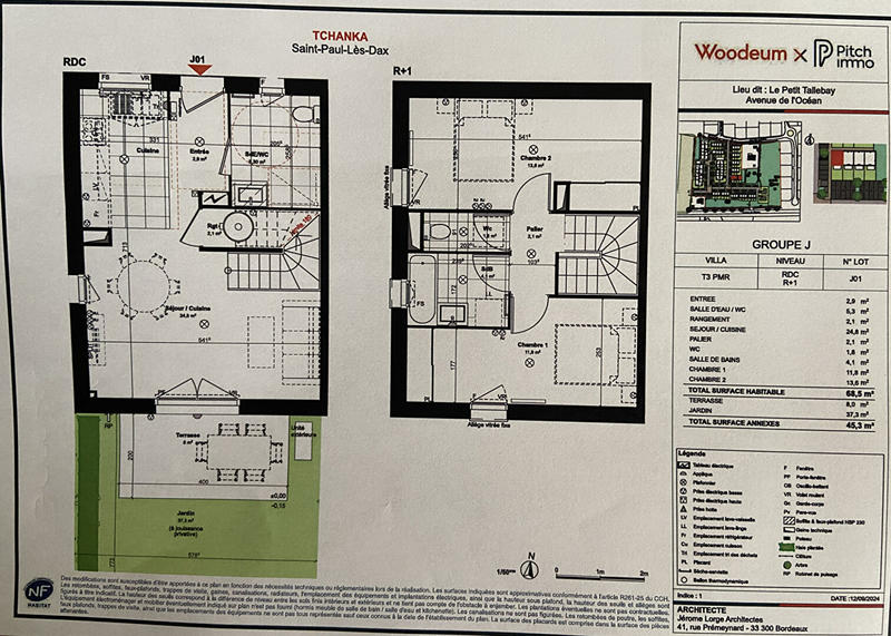 Maison - 69 m² - 3 pièces