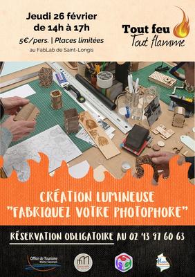 Tout Feu Tout Flamme 2026 - Création lumineuse : fabriquez votre photophore au Fablab !