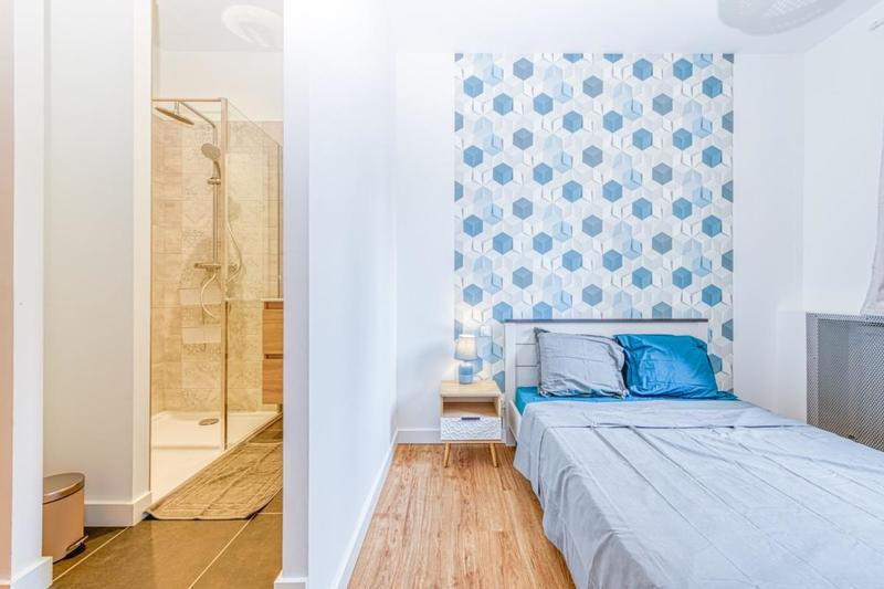 Chambre - 14 m² - 1 pièce