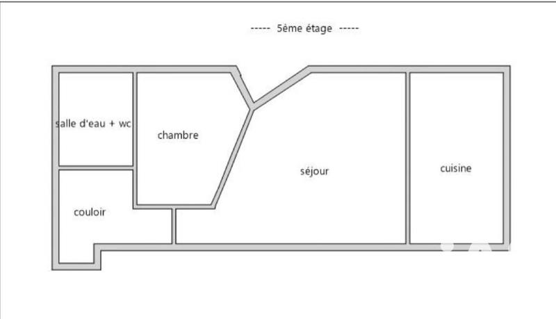 Appartement - 51 m² - 2 pièces
