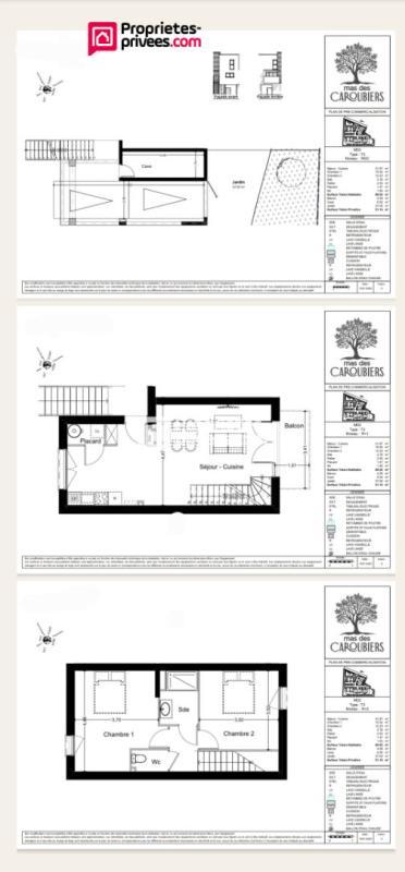 Maison - 69 m² - 3 pièces