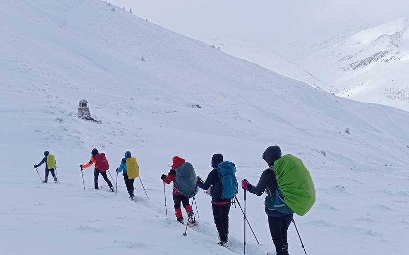Randonnée accompagnée Mendi Gaiak : raquettes à neige (niveau 2)