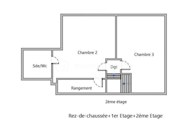 Duplex - 92 m² - 5 pièces