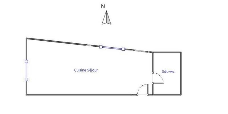 Appartement - 23 m² - 1 pièce