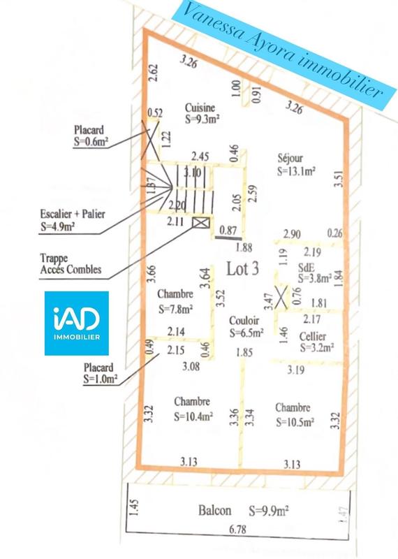 Immeuble - 150 m² - 8 pièces