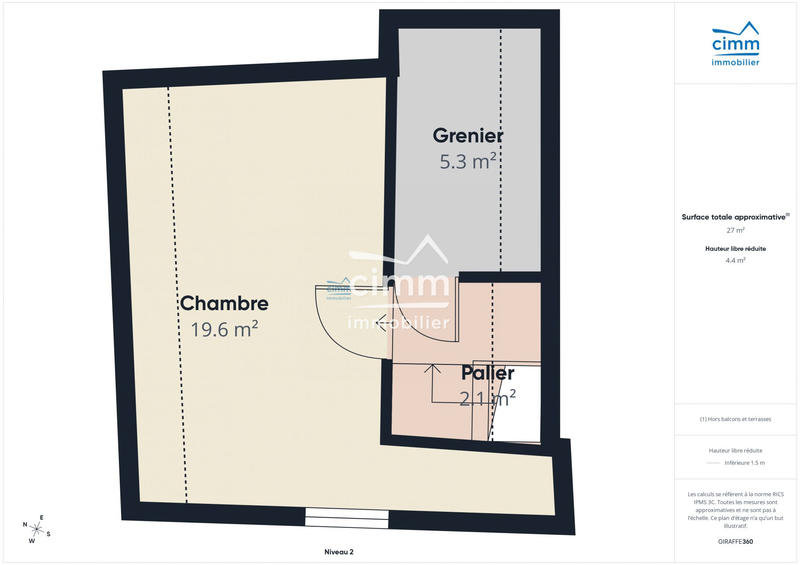 Maison - 96 m² - 3 pièces