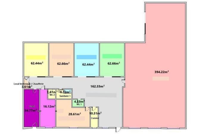 Local d'activité / Entrepôt - 910 m²