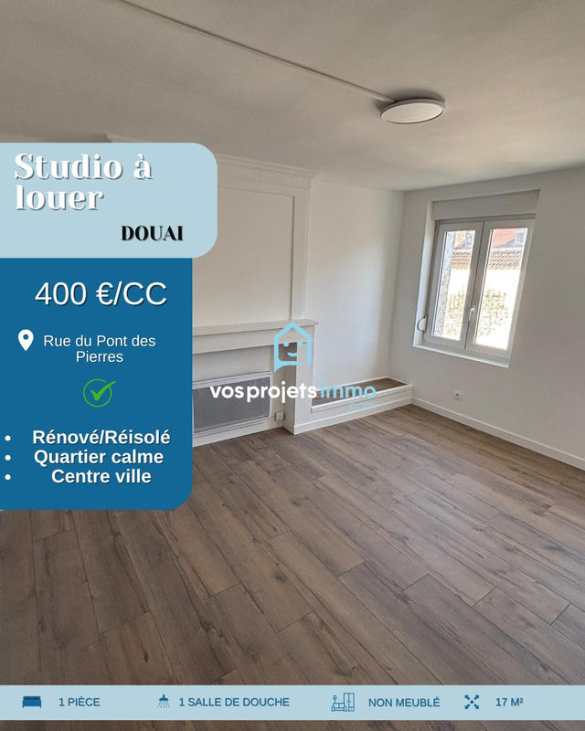 Appartement - 17 m² - 1 pièce