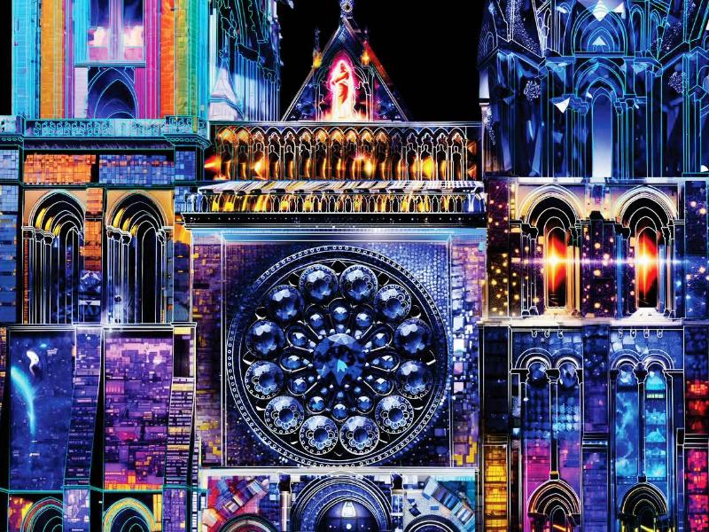 Nouveauté Chartres en Lumière : Bleu - miroir des Hommes et du Ciel