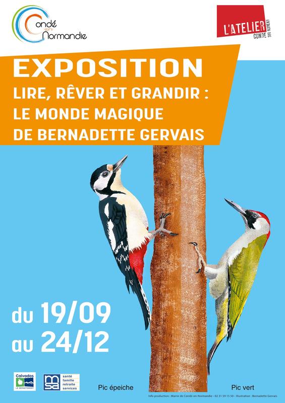 Exposition au Musée Charles Léandre : « Lire, rêver et grandir : le monde magique de Bernadette Gervais »