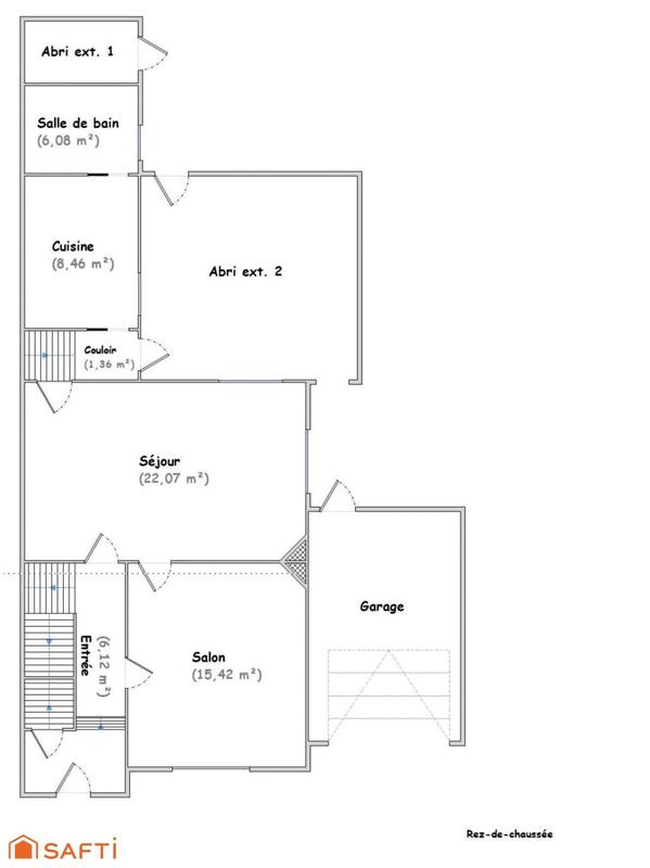 Maison - 96 m² - 4 pièces