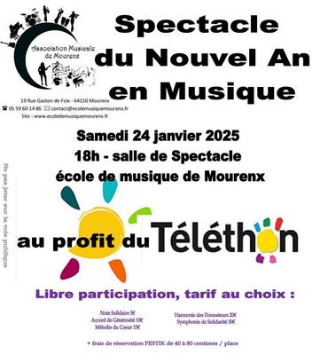 Spectacle du Nouvel An en musique
