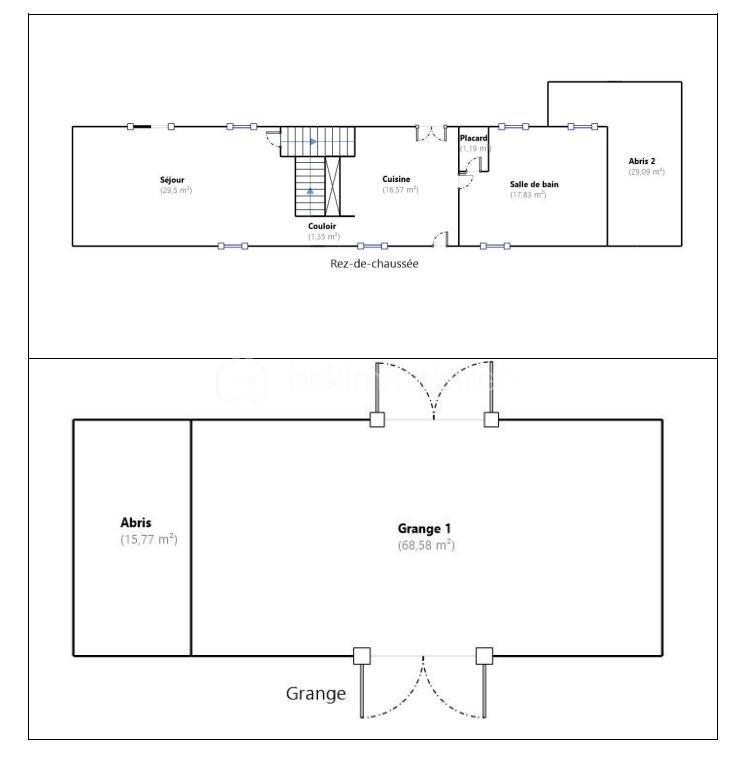 Longère - 94 m² - 5 pièces