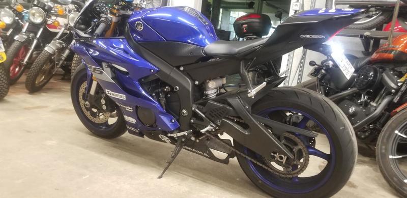 Yamaha R6 600 yamaha bleu 0600