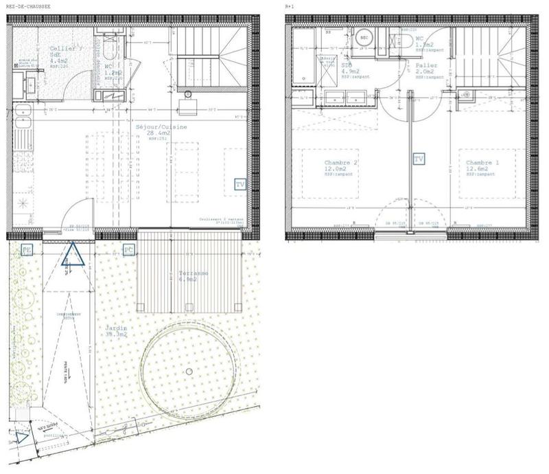 Maison - 67 m² - 3 pièces