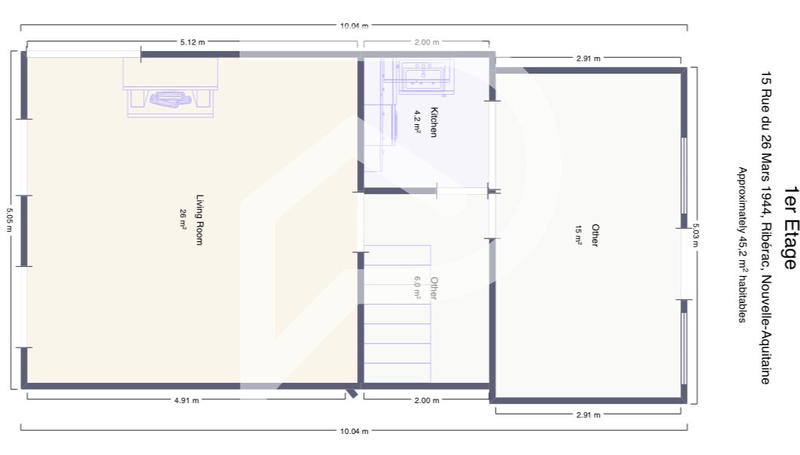 Immeuble - 65 m² - 7 pièces