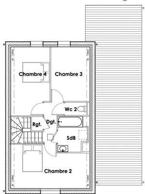 Maison contemporaine - 111 m² - 5 pièces