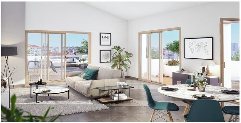 Appartement - 56 m² - 3 pièces