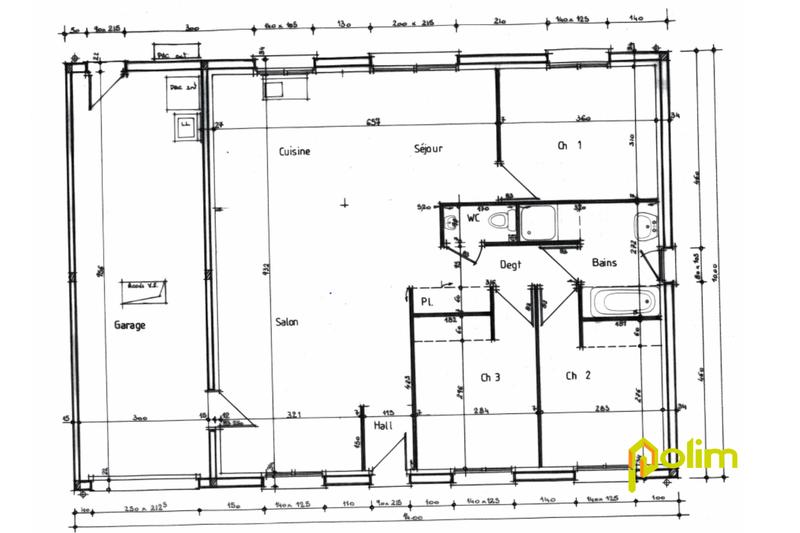 Maison - 93 m² - 5 pièces