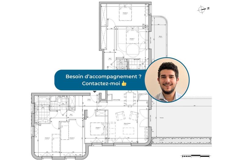 Appartement - 122 m² - 6 pièces