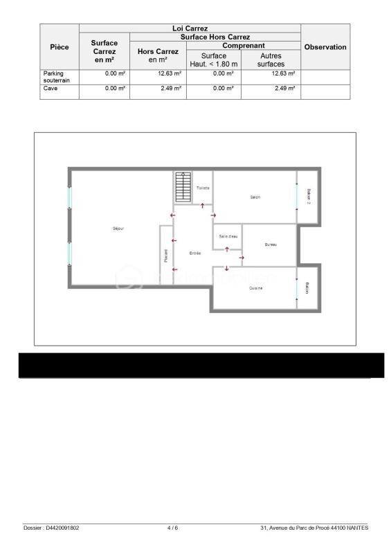 Duplex - 147 m² - 7 pièces