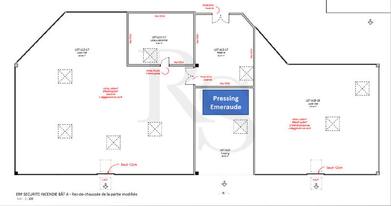 Local commercial - 173 m² - 1 pièce