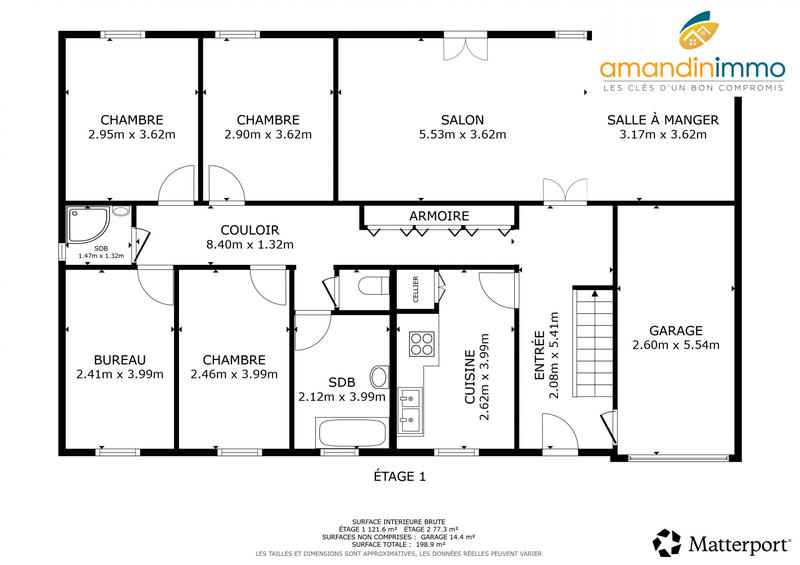 Maison - 172 m² - 8 pièces