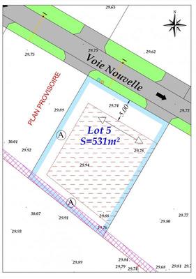 Terrain de lotissements - 531 m²