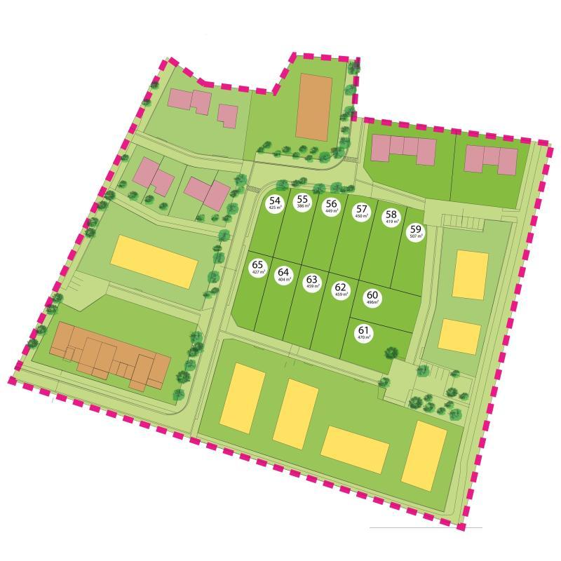 Terrain constructible - 459 m²