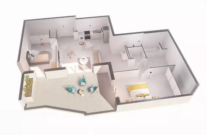 Appartement - 66 m² - 3 pièces