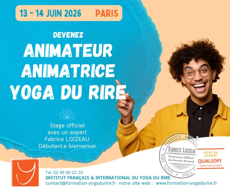 Animateur du Yoga du Rire à Paris !