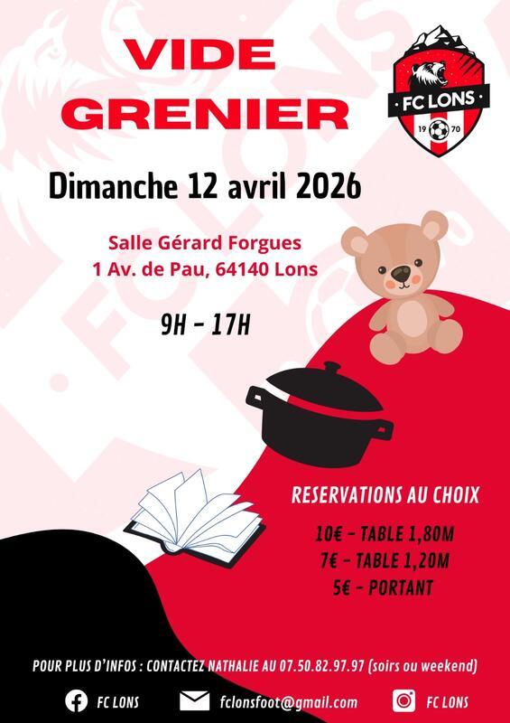 Grand vide grenier du fc lons