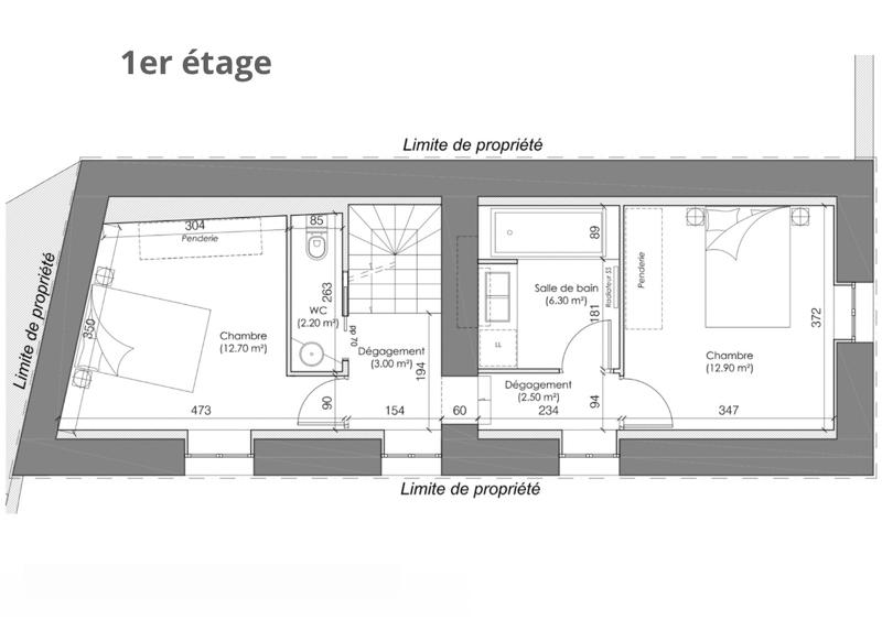 Maison - 100 m² - 5 pièces