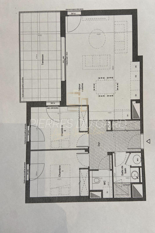 Appartement - 70 m² - 3 pièces