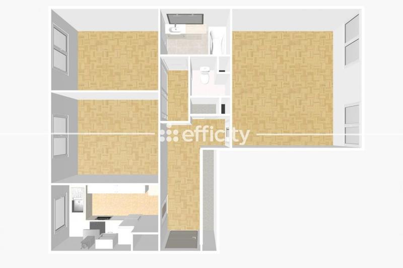 Appartement - 65 m² - 3 pièces