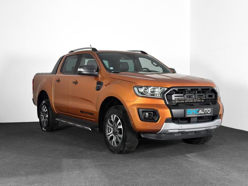 Ford Ranger Double Cabine Wildtrak 2.0 Tdci 213ch Bva 4x4 Ja18p Regul Keylessgo Gps Carplay Attelage