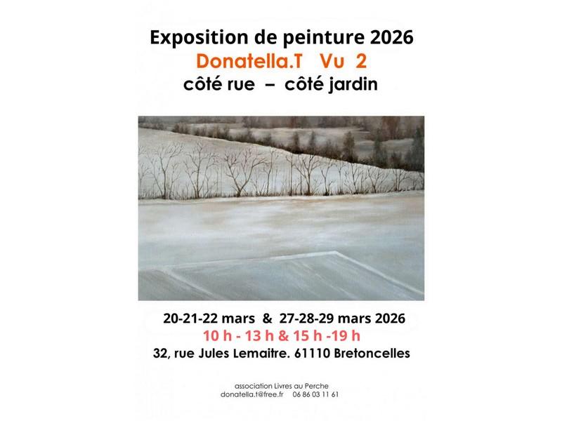 Exposition de peintures de Donatella T.