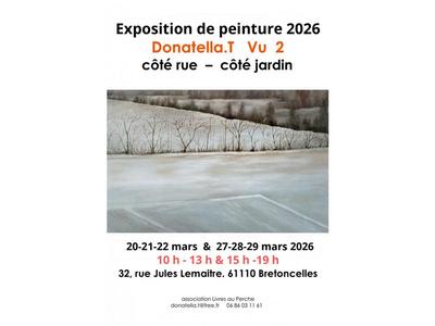 Exposition de peintures de Donatella T.