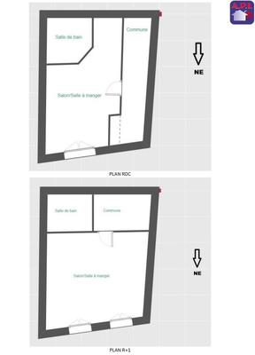 Immeuble - 70 m² - 4 pièces