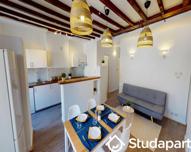 Chambre - 40 m² - 1 pièce