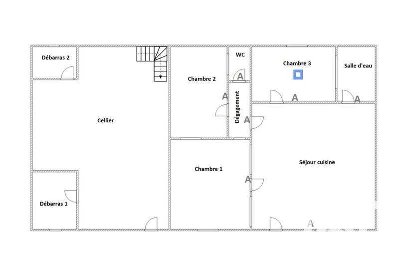 Maison de campagne - 68 m² - 4 pièces