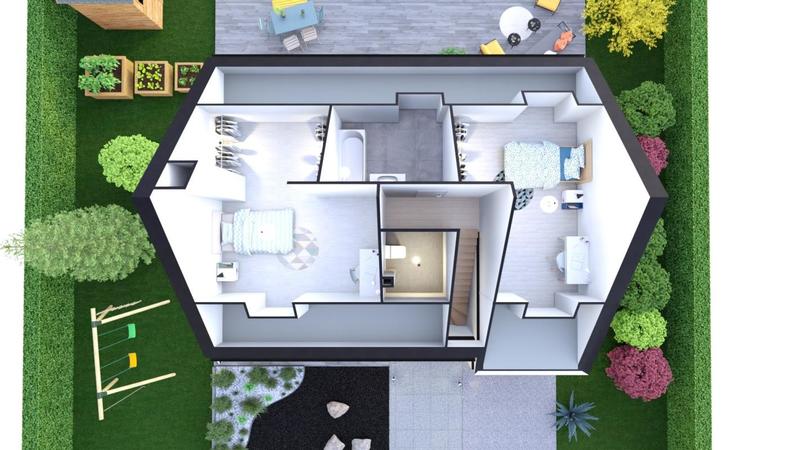 Maison - 88 m² - 4 pièces