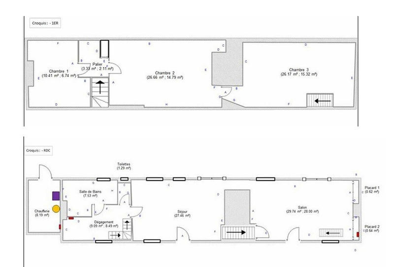 Maison - 115 m² - 4 pièces