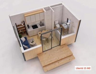 Maison - 15 m² - 1 pièce