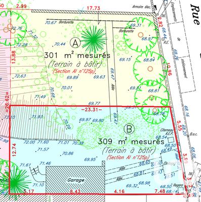 Terrain - 309 m²